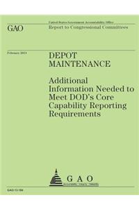 Report to Congressional Committees Depot Maintenance