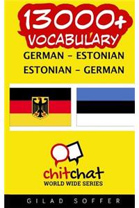 13000+ German - Estonian Estonian - German Vocabulary