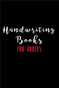 Handwriting Books For Adults