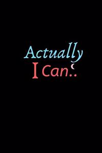 Actually I can