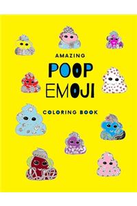 Amazing Poop Emoji Coloring Book