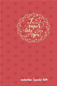 I super like you The Couples Journal Special Gift