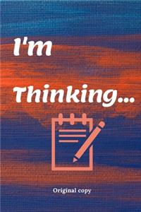 I'm thinking