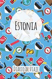 Diario de viaje Estonia: Planificador de viajes I Planificador de viajes por carretera I Cuaderno de puntos I Cuaderno de viaje I Diario de bolsillo I Regalo para mochileros