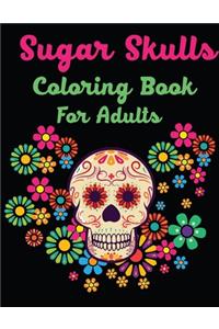 Sugar Skulls Coloring Book For Adults
