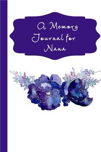 A Memory Journal for Nana