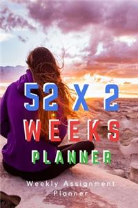 52 x 2 Weeks Planner