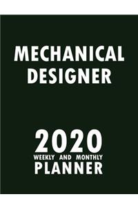 Mechanical Designer 2020 Weekly and Monthly Planner