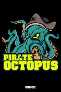 Pirate Octopus Notebook