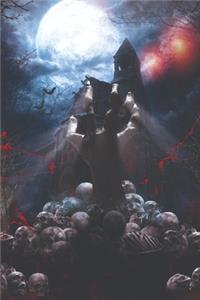 Halloween Zombie Rising Lined Notebook