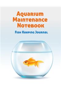 Aquarium Maintenance Notebook Fish Keeping Journal