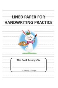 Lined Paper for Handwriting Practice