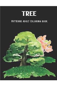 Tree Patterns Adult Coloring Book