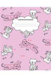 Kitty Composition Notebook