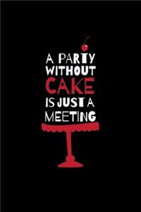 A Party Without A Cake Is Just A Meeting