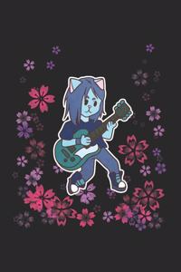 E-Guitar Music Cat Notebook
