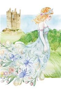 Fantasy Girl Princess Notebook Journal 200 Pages Composition Book
