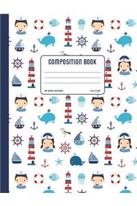 Nautical Composition Book