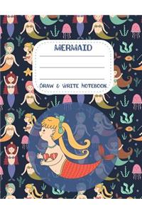 Mermaid Draw & Write Notebook
