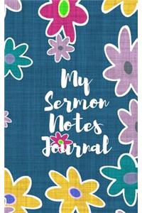 My Sermon Notes Journal