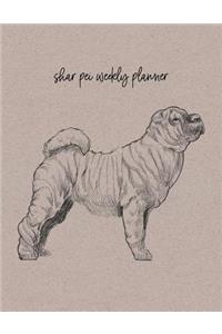 Shar Pei Weekly Planner