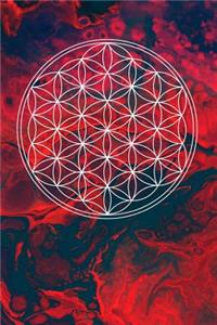 Notes: Inward Journey Sacred Geometry Dot Grid Notebook