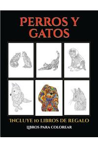 Libros para colorear (Perros y gatos)