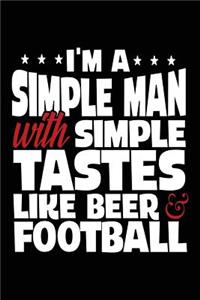 I'm A Simple Man With Simple Tastes Like Beer & Football