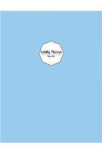 Weekly Planner: Baby Blue: Weekly Planner 8.5 X 11, Weekly Planner Undated, Weekly Planner Notebook, Weekly Planner Journal, Weekly Planner Book, Weekly Planner for College, Weekly Planner 52 Weeks, Weekly Planner Office, Weekly Planner Organizer