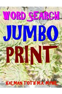 Word Search Jumbo Print