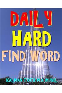 Daily Hard Find Word