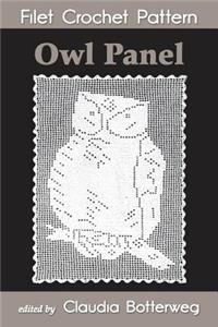 Owl Panel Filet Crochet Pattern