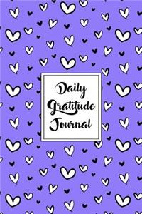 Gratitude Journal Scribbly Hearts Pattern 8
