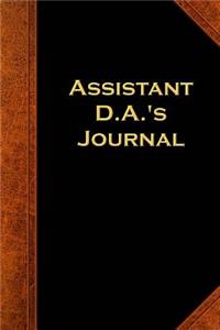 Assistant D.A.'s Journal