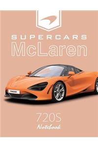 Supercars McLaren 720s Notebook