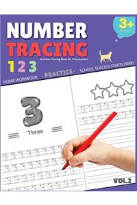 Number Tracing Book for Preschoolers