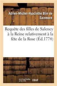 Requête Des Filles de Salency À La Reine, Au Sujet de la Contestation Qui s'Est Élevée