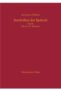 Inschriften Der Spatzeit