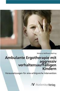 Ambulante Ergotherapie mit aggressiv verhaltensauffälligen Kindern