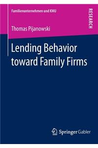 Lending Behavior toward Family Firms