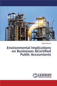 Environmental Implications on Businesses &Certified Public Accountants