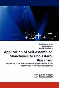 Application of Self-assembled Monolayers to Cholesterol Biosensor