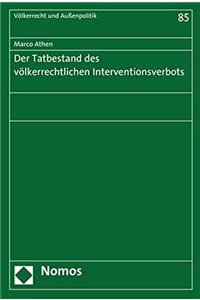 Der Tatbestand Des Volkerrechtlichen Interventionsverbots