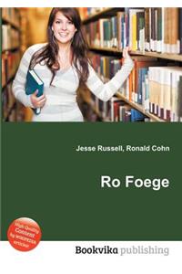 Ro Foege