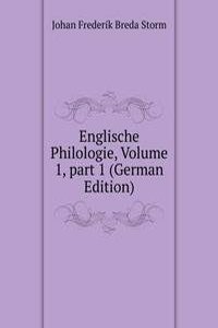 Englische Philologie, Volume 1, part 1 (German Edition)