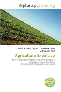 Agriculture Extensive