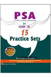 PSA 15 Practice Sets for IXth Class: (Problem Solving Assessment) (OLD EDITION) (OLD EDITION)