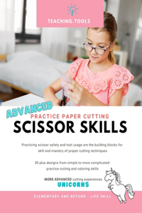 Scissor Skills - Advanced Unicorns Cutting Practice