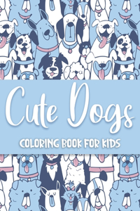 Cute Dogs Coloring Book