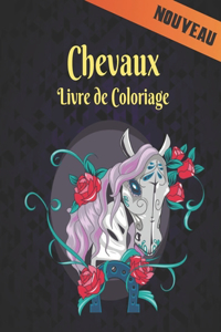Chevaux Livre de Coloriage